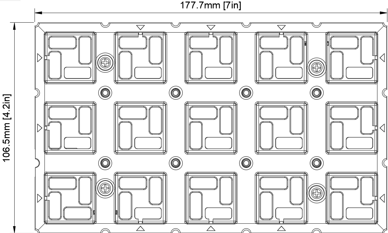 Modular Control Panel Base 3x5